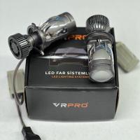 VRPRO H4 Grand Lens Mercek Yüksek Işık Şimşek Etkili 12v Uyumlu 15000 Lümen 40W