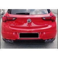 Opel Astra K 2015 Difüzör OPC St +Egzos Ucu (Krom) P Black Set